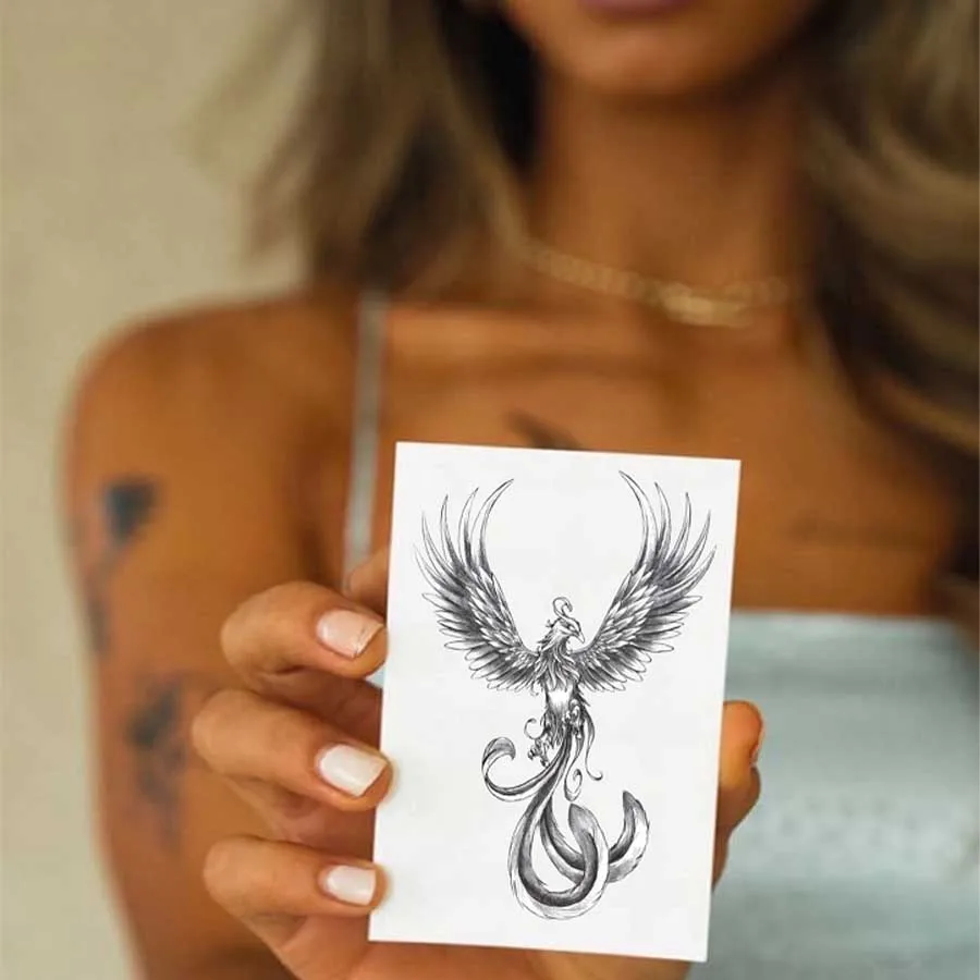 Preying Phoenix|Полупостоянная временна татуировка . ' - ' . 2